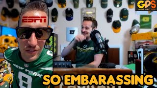Tom Grossi roasts ESPN guy after awkward interaction in Green Bay
