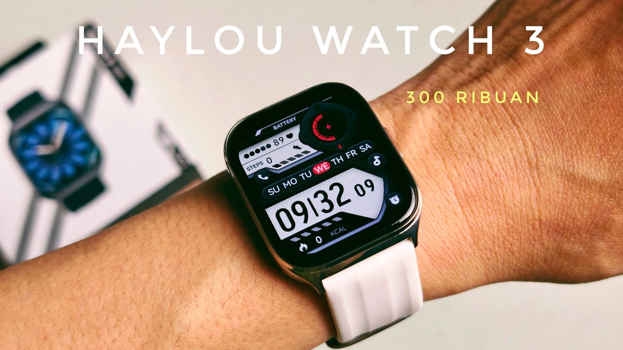 NYOBAIN SMARTWATCH MURAH 300 RIBUAN - HAYLOU WATCH 3