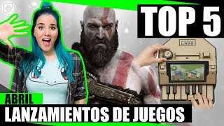 LOS MEJORES JUEGOS DEL MES DE ABRIL 2018