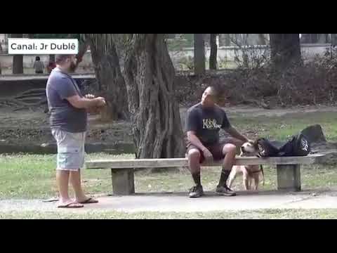 Edu primitivo se da mal me pegadinha