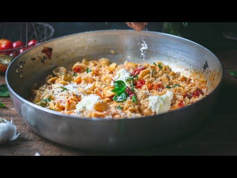 Roasted Cherry Tomatoes and Ricotta Orecchiette Recipe