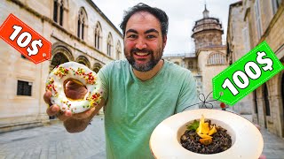 Living On $10 vs. $100 A Day In Dubrovnik Croatia