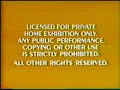 1984 Disney FBI Warning Screens Orange Variant