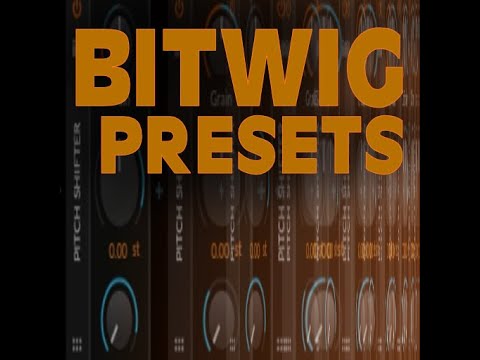 Bitwig FX Demo: Random E-drum generator, and granular feedback