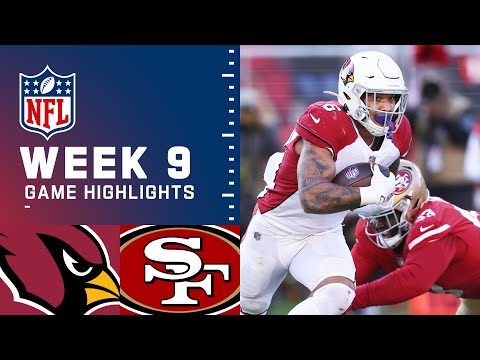 Cardinals vs. 49ers Week 9 Highlights | NFL 2021
