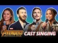 Full Cast of Avengers: Infinity War Singing (REAL VOICE!!!)