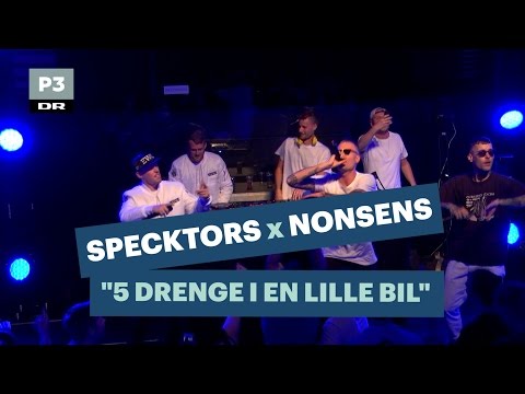 Nonsens x Specktors - 5 Drenge i En Lille Bil | Lågsus Live 2016 | DR P3