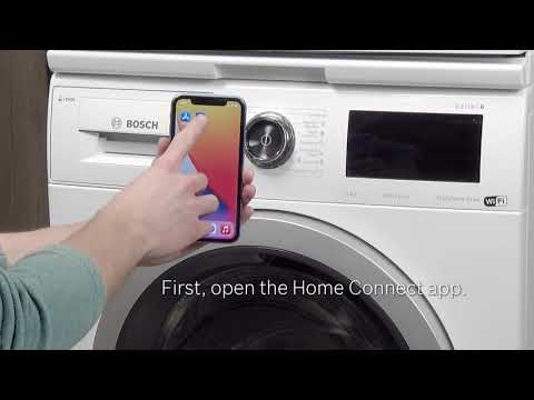 How to connect your Bosch washing machine to the Home Connect app | Bosch Home UK