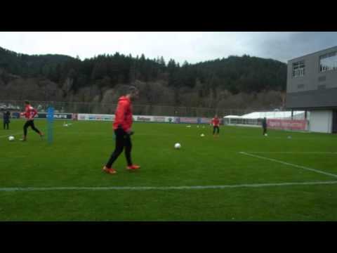 SC Freiburg Training: Doppelpässe und Diagonalbälle