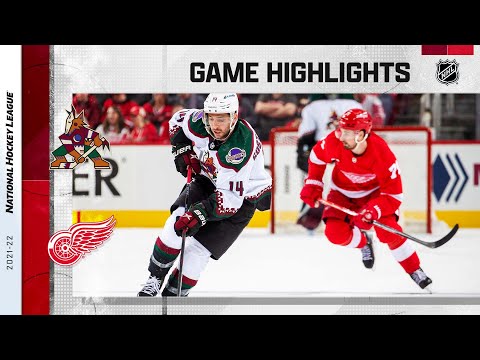 Coyotes @ Red Wings 3/8 | NHL Highlights 2022