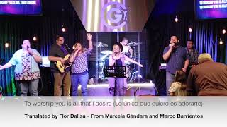 Lo único que quiero es adorarte Cover in ENGLISH