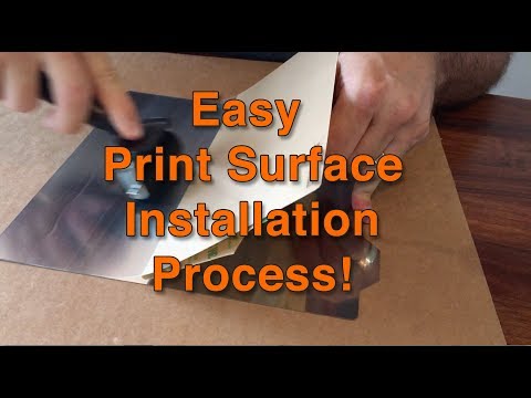 Easy Print Surface Installation