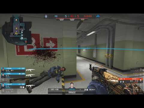 Woxic 1v3 Clutch (OG vs. Cloud9) [CSGO]