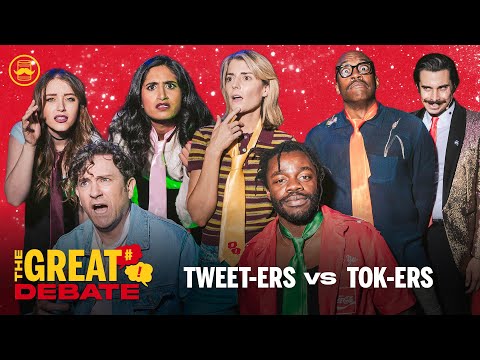 THE GREAT DEBATE - Tweeters vs Tokers | Internet Creators Face Off in Absurd Debates #gameshow