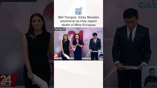 Download lagu Mel Tiangco, Vicky Morales emotional as they report death of Mike Enriquez mp3