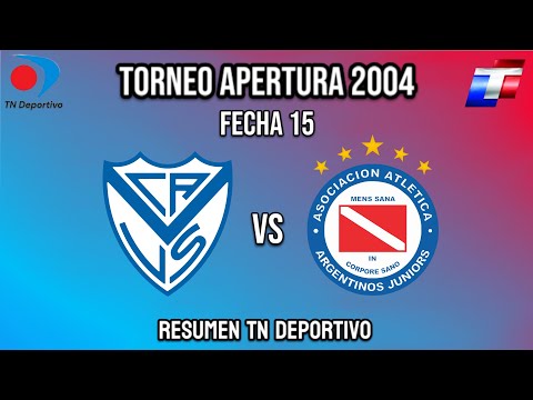 Velez vs Argentinos - Torneo Apertura 2004 - Fecha 15 - Resumen TN Deportivo - Futbol Argentino
