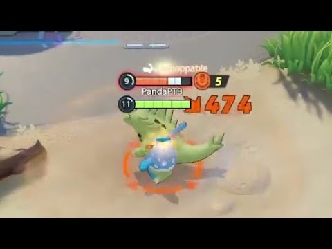 DEFINITIVAMENTE NÃO DA PRA BRINCAR COM O TYRANITAR KKKKKKKKKKK I POKEMON UNITE