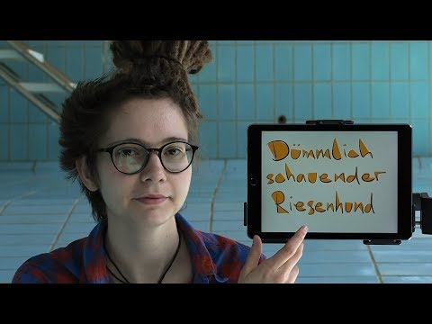 Marie Diot - Dümmlich schauender Riesenhund