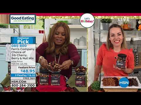 Ferris (3) 1 lb. Jars Berry   Nut Mix with Choc. Chunks