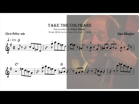 Chris Potter - Take The Coltrane, take 2 (tenor sax transcription)