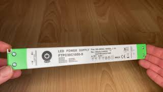 FTPC30C1050-S Proudový zdroj SLIM 1050mA 14~29V 30W