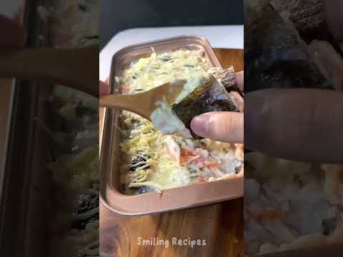 TUNA SUSHI BAKE IN AIR FRYER | TUNA SUSHI BAKE RECIPE | CRABSTICKS TUNA RECIPE