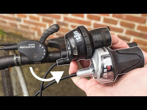 Sachs Pentasport P5 Schalthebel auf Drehgriffschalter umrüsten / umbauen