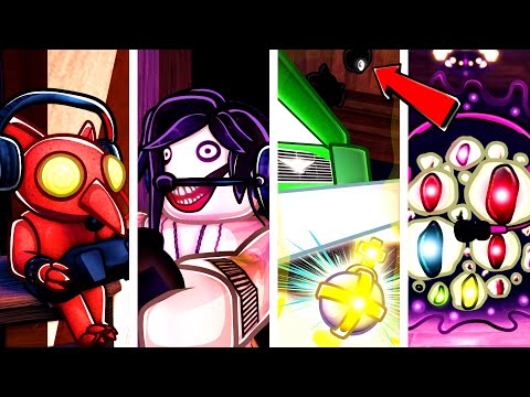 Doors Entities Play Super Hardmode (Using the Crucifix on Jeff the Killer)