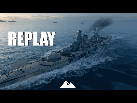 KRONSHTADT, T9 Kreuzer/Schlachtschiff... - World of Warships | [Replay] [Deutsch] [60fps]