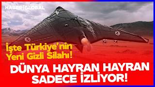 İşte Türkiye'nin Yeni Süper Gücü! Hayalet İnsansız Savaş Uçağı! Dünyay