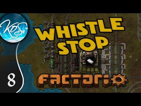 Whistle Stop Factorio Ep 8: BLACK GOLD - Mod Spotlight, Let's Play, Gameplay