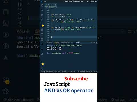 Javascript In Telugu Javascript Operators And Vs Or Javascript Tutorial For Beginners Js Basics