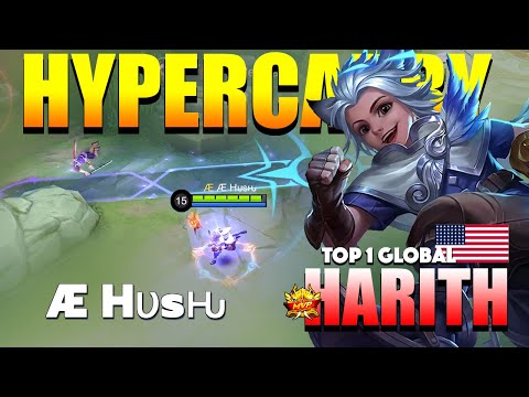 Harith Amazing HyperCarry! That Unli Dash | Top 1 Global Harith Gameplay By Æ Hυsԋ | MLBB