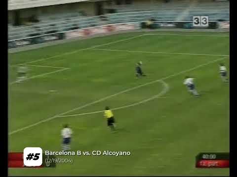 Day #5 | Messi 5th goal | Barcelona B vs CD Alcoyano (12/19/2004)