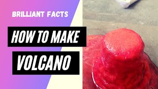 HOW TO MAKE VOLCANO WITHOUT VINEGAR