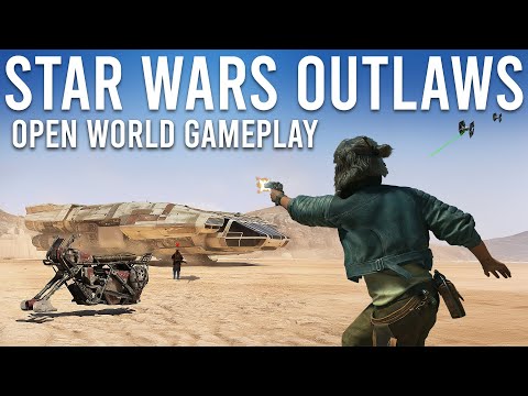 Star Wars Outlaws Open-World-Gameplay...