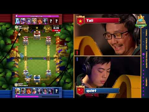 Clash Royale! CCGS World Finals Quarter Finals   Quiet vs Tali