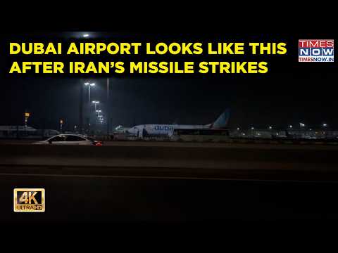 Dubai Airport Looks Like This After Iran’s Missile Strike | Scary Viusals| Flights Cancelled| 4K