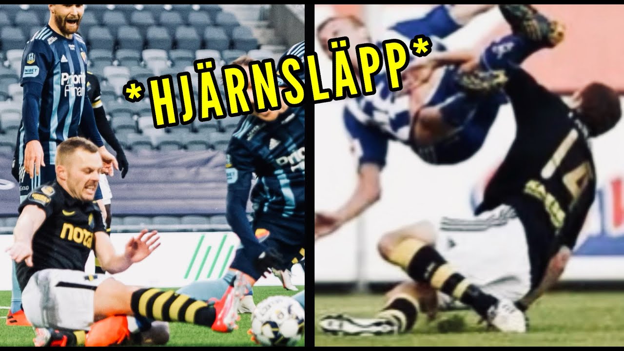 GALNA TACKLINGAR av AIK Spelare