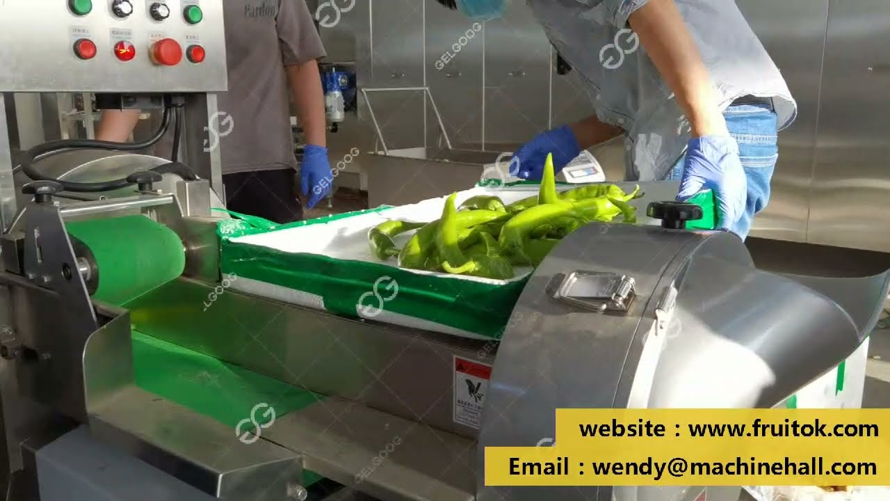Chili Peppers Cutting Machine