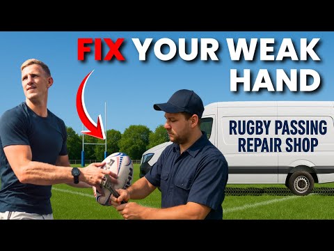 How to Fix Your Weak-Hand Pass in Rugby 🏉 | 3 Drills to Build Power, Control & Confidence