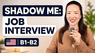 Job Interview English Shadowing | Speak English With Me