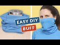 Easy DIY Buff Face Mask Tutorial How To Make A Neck Warmer