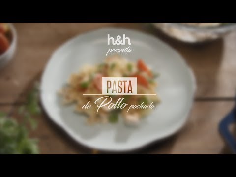 Pasta con Pollo Pochado