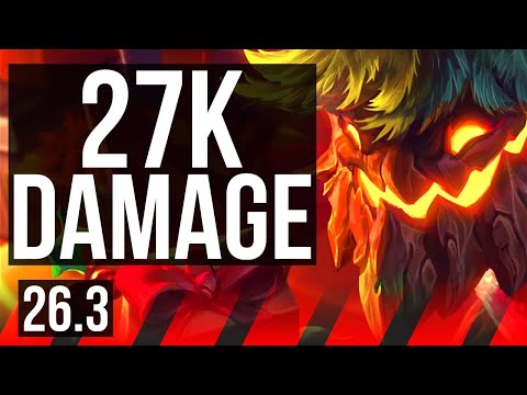 MAOKAI vs RIVEN (TOP) | 27K damage | EUW Grandmaster | 26.3