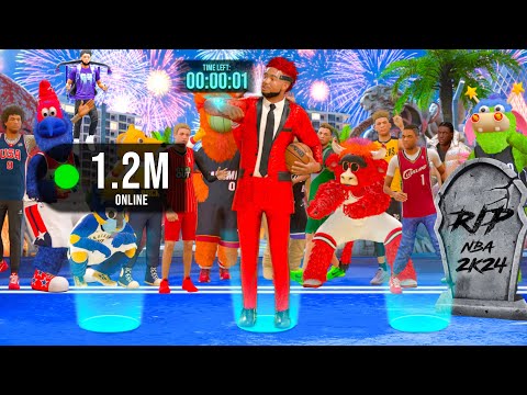 EVERYONE showed up to NBA 2K24's LAST DAY...