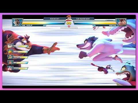 Team Mr. Wolf vs Pigtail with Healthbars | Concept Game UI