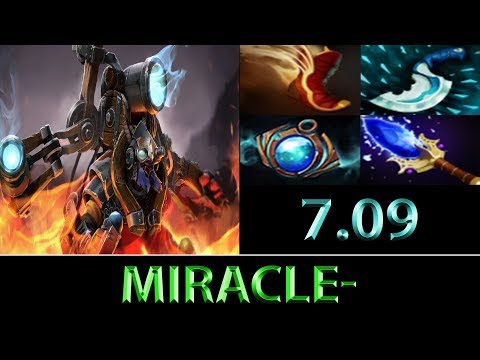 Miracle- [Tinker] Spamming The Best Hero ► Dota 2 7.09