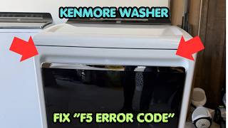 How To Fix Kenmore Washer F5 Error Code