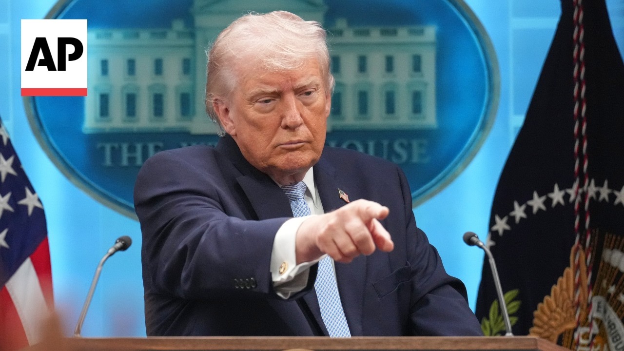 Video | Trump brushes off war crime concerns as he repeats threats to Iran